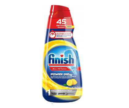 Akcesoria do zmywarek FINISH Żel All-in-1 Max 900ml cytrynowy